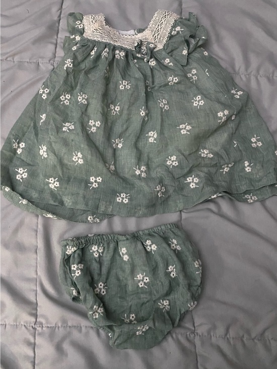 Mayoral Dresses & Skirts - Mayoral Green Floral A-Line Cotton Skirt Set